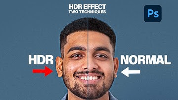 HDR effect in Photoshop
