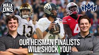 Official Heisman Trophy Predictions! These Names Will SHOCK You!? | The Walk On’s
