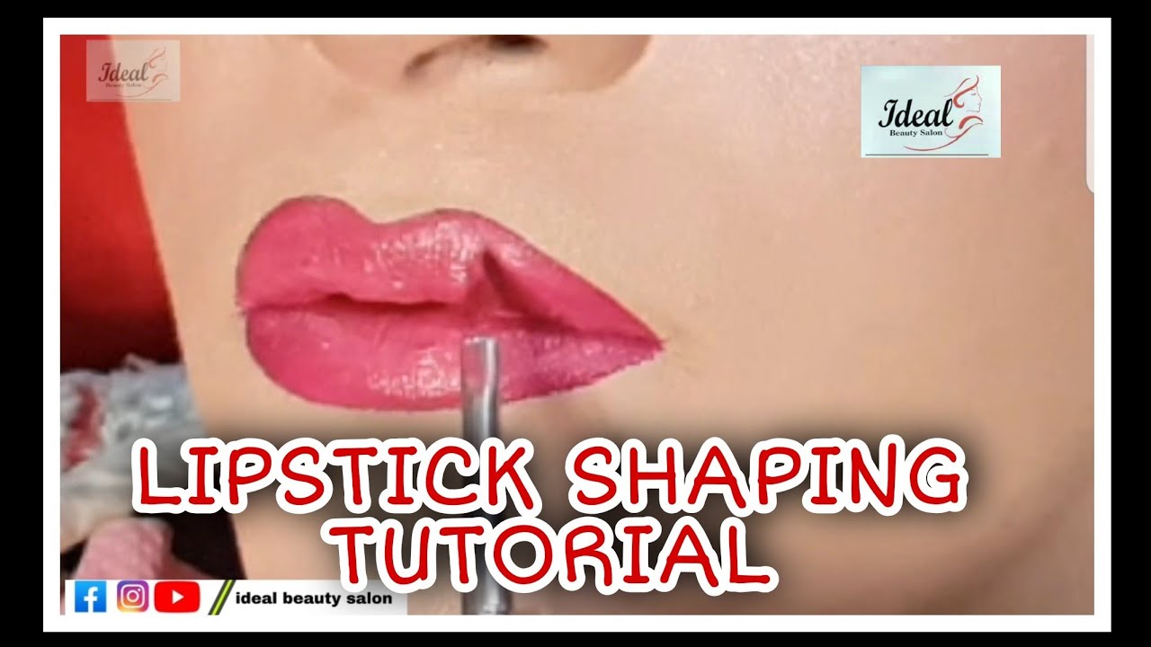 Lipstick shaping tutorial by kiranshakir urdu/hindi KIRANSHAKIR