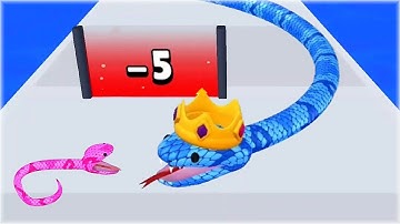 Snake Run Race Gameplay Max Level of Game