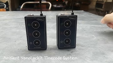 Ambient NanoLockit: Turning on/off and wireless sync