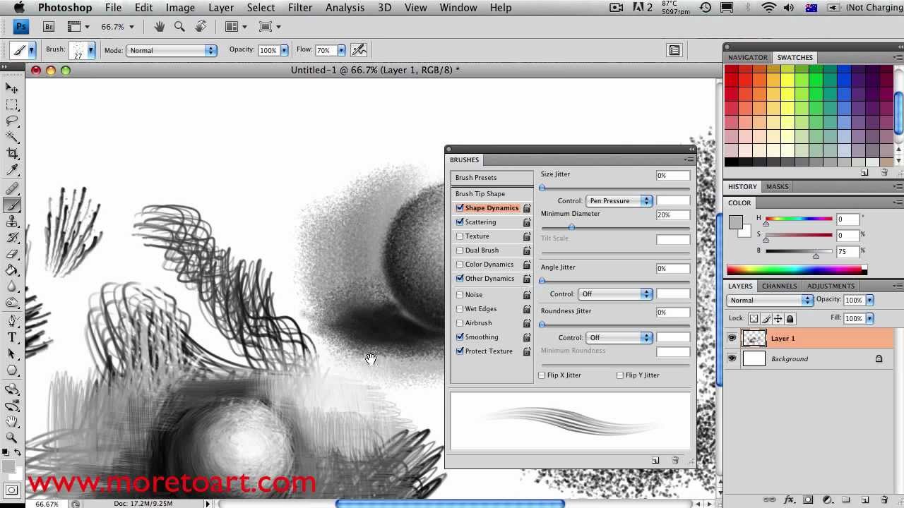 How To Make Photoshop Brushes - YouTube