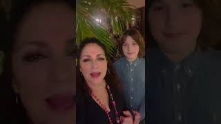 Thanksgiving message from Gloria Estefan and Sasha