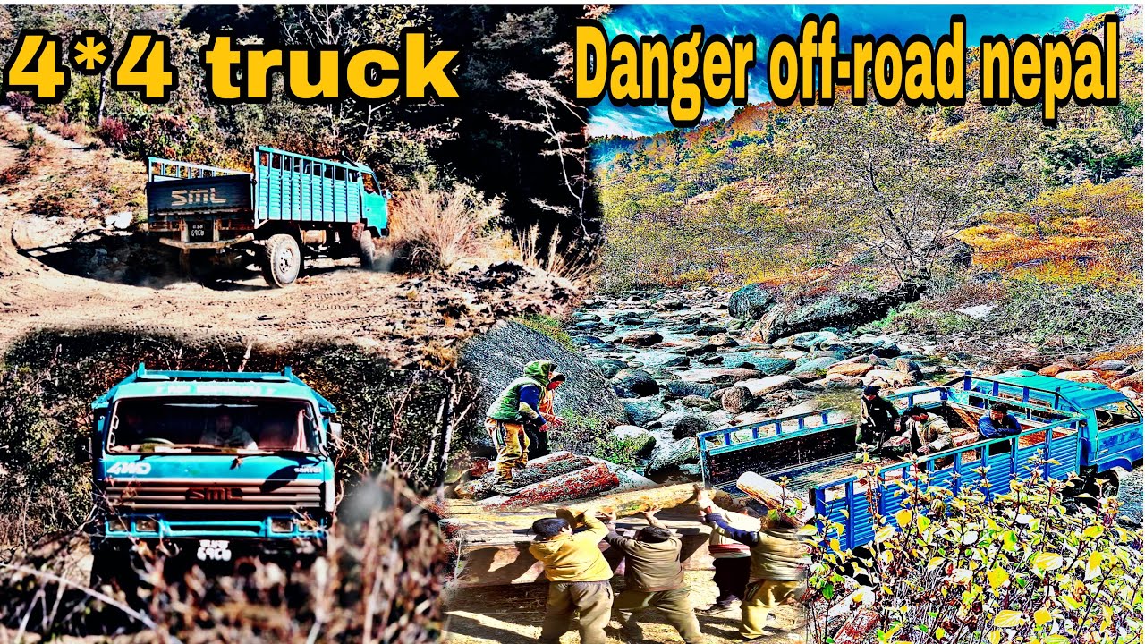 4*4 sml trouck //offroad danger 😱// kath load  gardai kholana