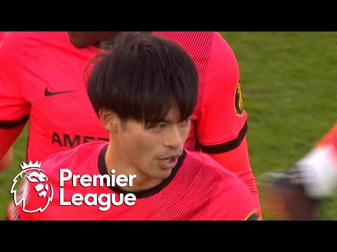 Kaoru Mitoma stunner gives Brighton lead v. Leicester City | Premier League | NBC Sports