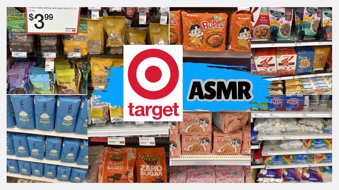 ASMR Shelf Organizing at Target 🎯 | Crinkle Sounds | No Talking