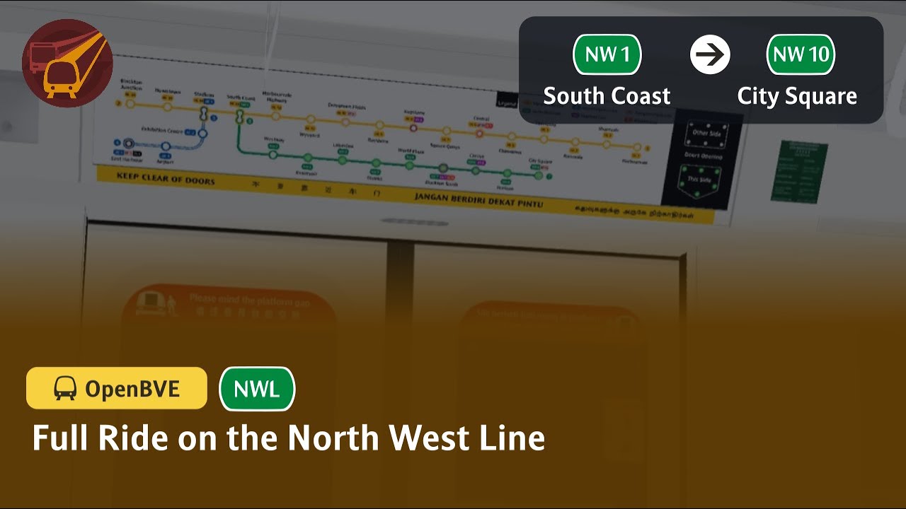 [OpenBVE] C151A Full Ride on the North West Line - YouTube