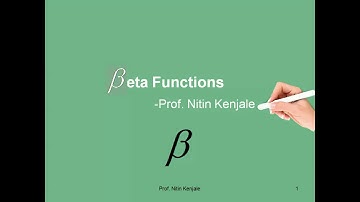 Beta functions