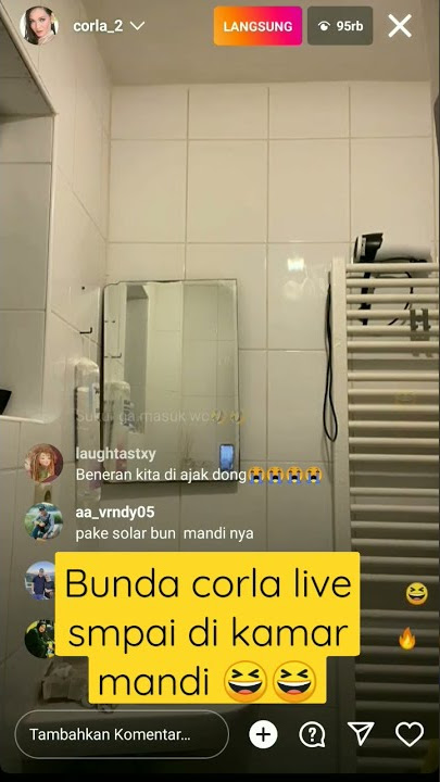 Live sampai di kamar mandi #Corla #short #jerman #bundacorla #corlaratujreng