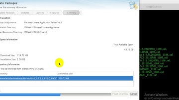 Applying Fixed Pack from 8.5.5.0 to 8.5.5.9  on IBMWAS