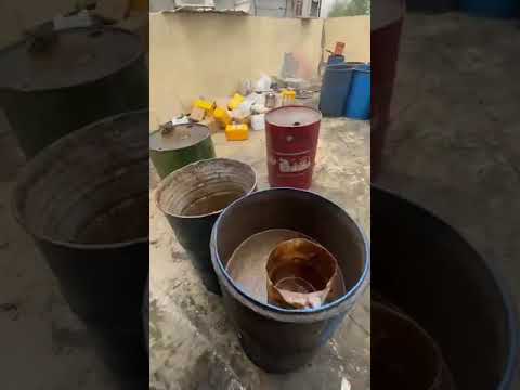 اكتشاف معمل لتكرير زيوت المطاعم وإعادة بيعها للمطاعم من جديد غش العماله لاينتهي