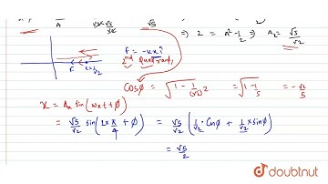 A particle of mass 1 kg is subjected to a force which depends on the position as vec(F ) = - k (...