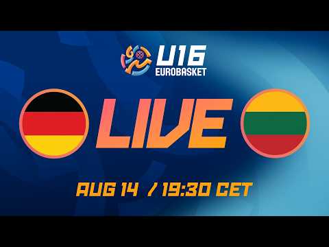 LIVE - Germany v Lithuania | FIBA U16 Women's EuroBasket 2026 | Group Phase
