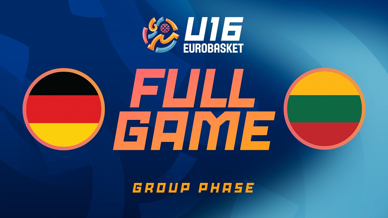Group Phase | Germany v Lithuania | Full Basketball Game | FIBA U16 Women's EuroBasket 2026