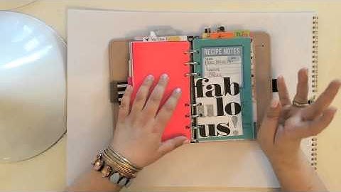 Finally! My Updated Filofax Setup | Original in Patent Nude
