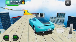 Pro Stunt Driver - Rooftop Car Jumping And Parking - Android Gameplay #2 screenshot 4