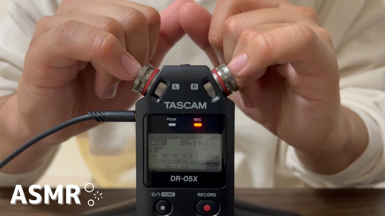 【ASMR】マイクを触る音🎤 Mic Touching