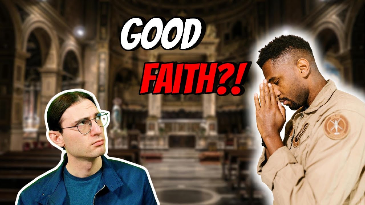 Christian debates in GOOD FAITH and has PLEASANT conversation