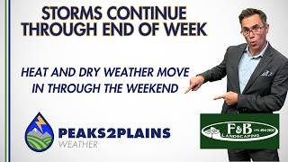 Storms around each day through the end of the week....