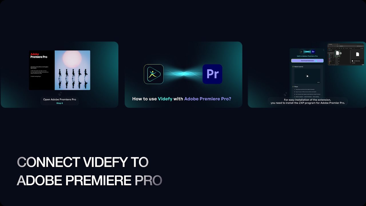 Videfy.ai × Adobe Premiere Pro - Seamless Pro Video Workflow