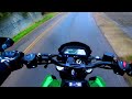 Dominar 400 puro som! A paz de andar de moto no interior (SP)