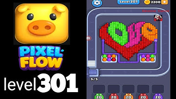 Pixelflow level 301 Guide Walkthrough Solution