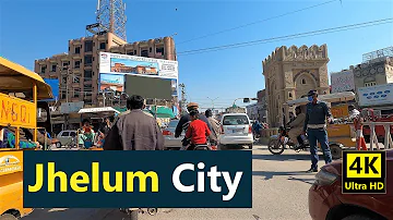 Jhelum City  in 2022 4k | Jhelum to Tahlianwala | Virtual Tour of Pakistan E2
