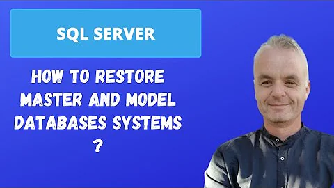 How to RESTORE Master and Model databases systems ? | SQL Server
