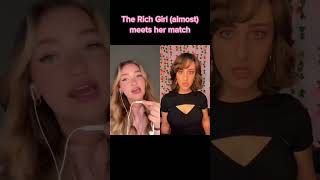 The Rich Girl almost meets her match…. #shorts #fashion #acting #pov