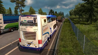 ETS2 Mod Bus Skin NCT นครชัยทัวร์ นครราชสีมา-แม่สาย on Comil Bus 6x2 beta 1.24 screenshot 4