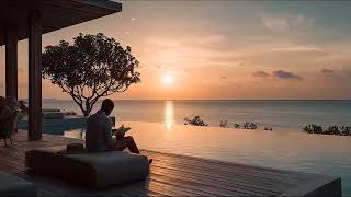 Serene Sunset Reading | Sunrise Beach House 🌅 | Calm Moments for Relaxation