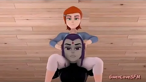RAVEN AND GWEN"work out"
