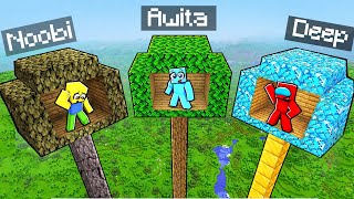 Casa del ARBOL NOOB vs Casa del ARBOL PRO En Minecraft…