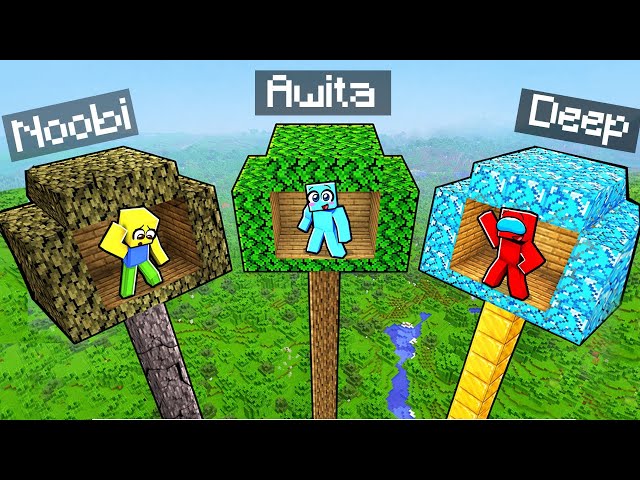 Casa del ARBOL NOOB vs Casa del ARBOL PRO En Minecraft…