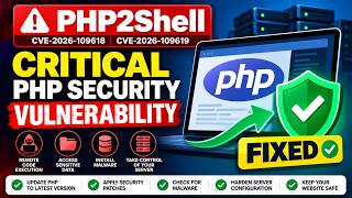 PHP2Shell Explained: Fix the Critical PHP Vulnerability (CVE-2026-109618 & CVE-2026-109619)