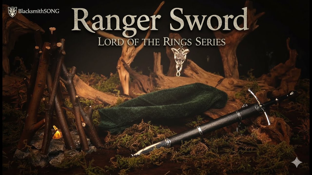 The Sword of Strider: Ranger Sword Metal Replica Showcase | Lord of the Rings