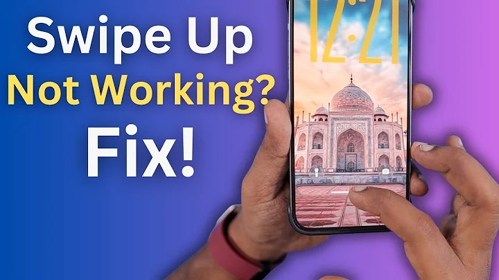 iPhone Swipe Up NOT WORKING? - Let's Fix It!