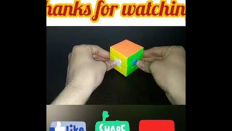 5 easy patterns on 3x3 rubik