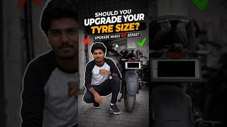 Wider Tyres on Bikes — Worth It or Not?#bikemaintenance #bikecare #riding #bikemodifications