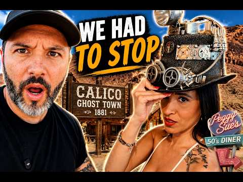 Vegas to NorCal Road Trip - Calico Ghost Town & 1950s Diner