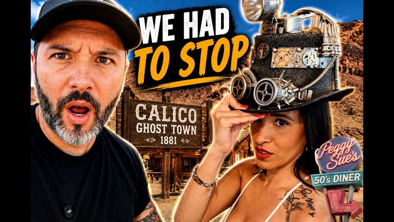 Vegas to NorCal Road Trip - Calico Ghost Town & 1950s Diner