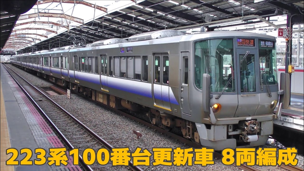 近ヒネ223系100番台更新車8両編成（HE411+HE413）