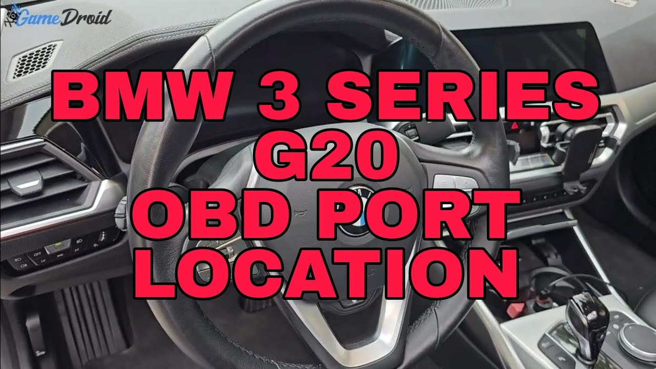BMW 3 Series G20 2018–2024 OBD2 Diagnostic Port Location 👨‍🔧🚗 - YouTube