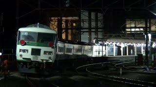 185系大宮車 臨時配給列車 通過