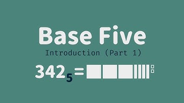 Base Five 01 - Introduction and Manipulatives Part 1
