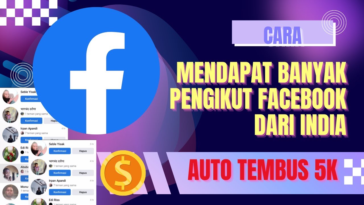 Cara Mendapat Banyak Pengikut Facebook dari India