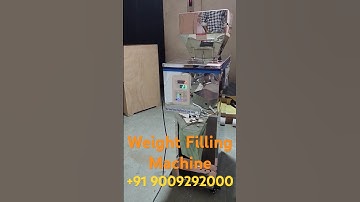 semi automatic weighing filling machine
