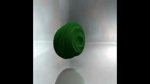 3D Julia set animation rendered with POV-Ray