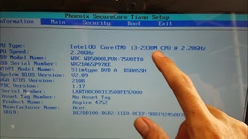 Acer Aspire 4752 Bios Auto Boot Load UEFI và Legacy. Bios có chuẩn IDE mà không test được MHDD 4.6