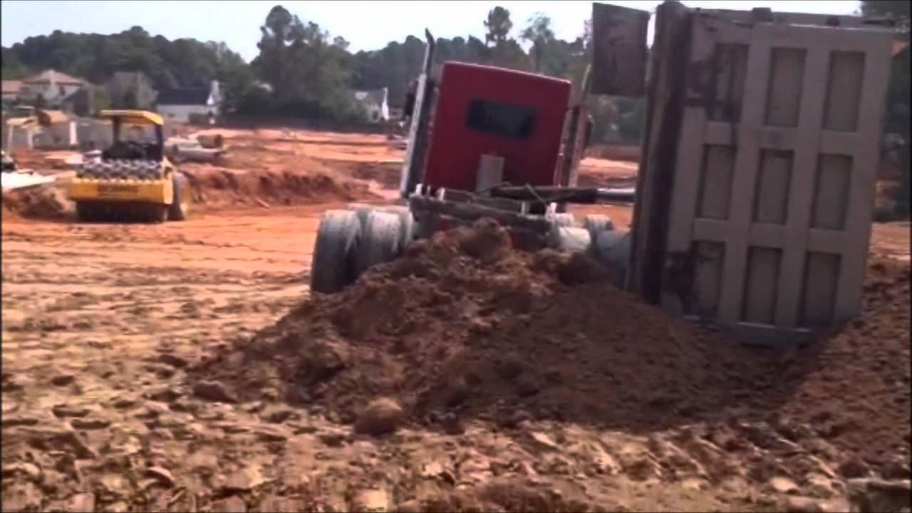Quint Axle Dump Truck Flips! YouTube